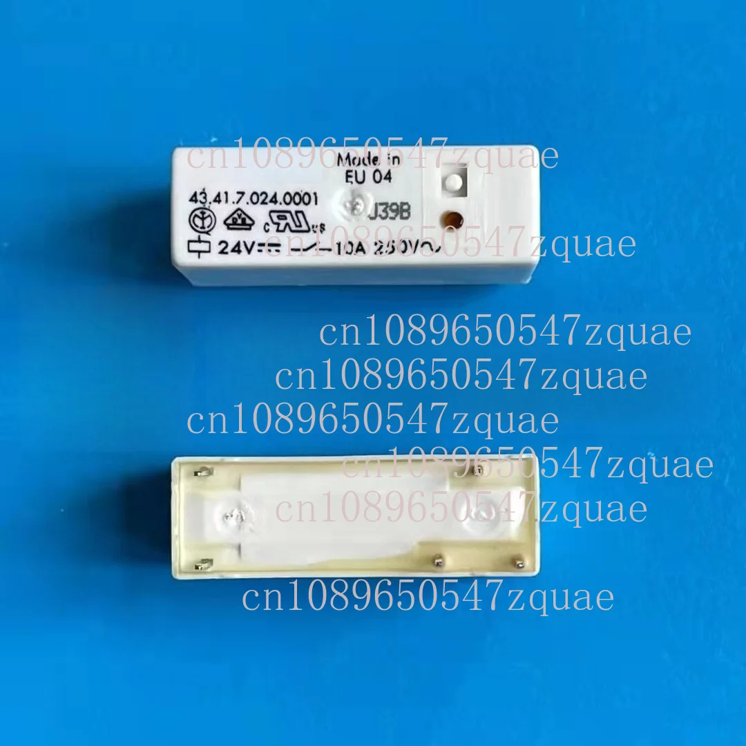 1Pc for Finder 43.41.7.024.0001 24VDC Power Relay 5Pins 10A 250V
