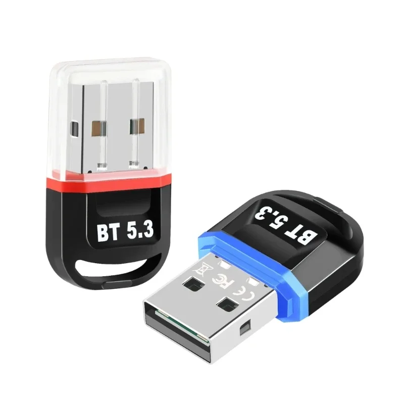 USB بلوتوث 5.3 5.0 دونغل محول للكمبيوتر المتكلم لوحة المفاتيح الماوس اللاسلكية الموسيقى استقبال الصوت الارسال بلوتوث