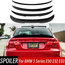 อะไหล่แต่งรถสำหรับ BMW 3 Series E92 M3 E93 E90 M4 MP PSM ฝากระโปรงหลังรถสีดำมันวาวปีกสปอยเลอร์ส่วนแต่งรถ