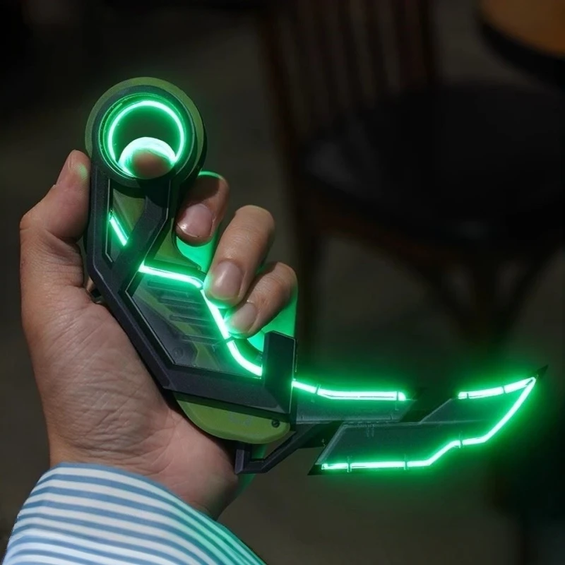 

Коллекционный реквизит для косплея Valorant RGX Karambit Light Up, полноразмерный, высокодетализированный, безопасный, из сплава, с незаточенным лезвием, для демонстрации, в наличии.