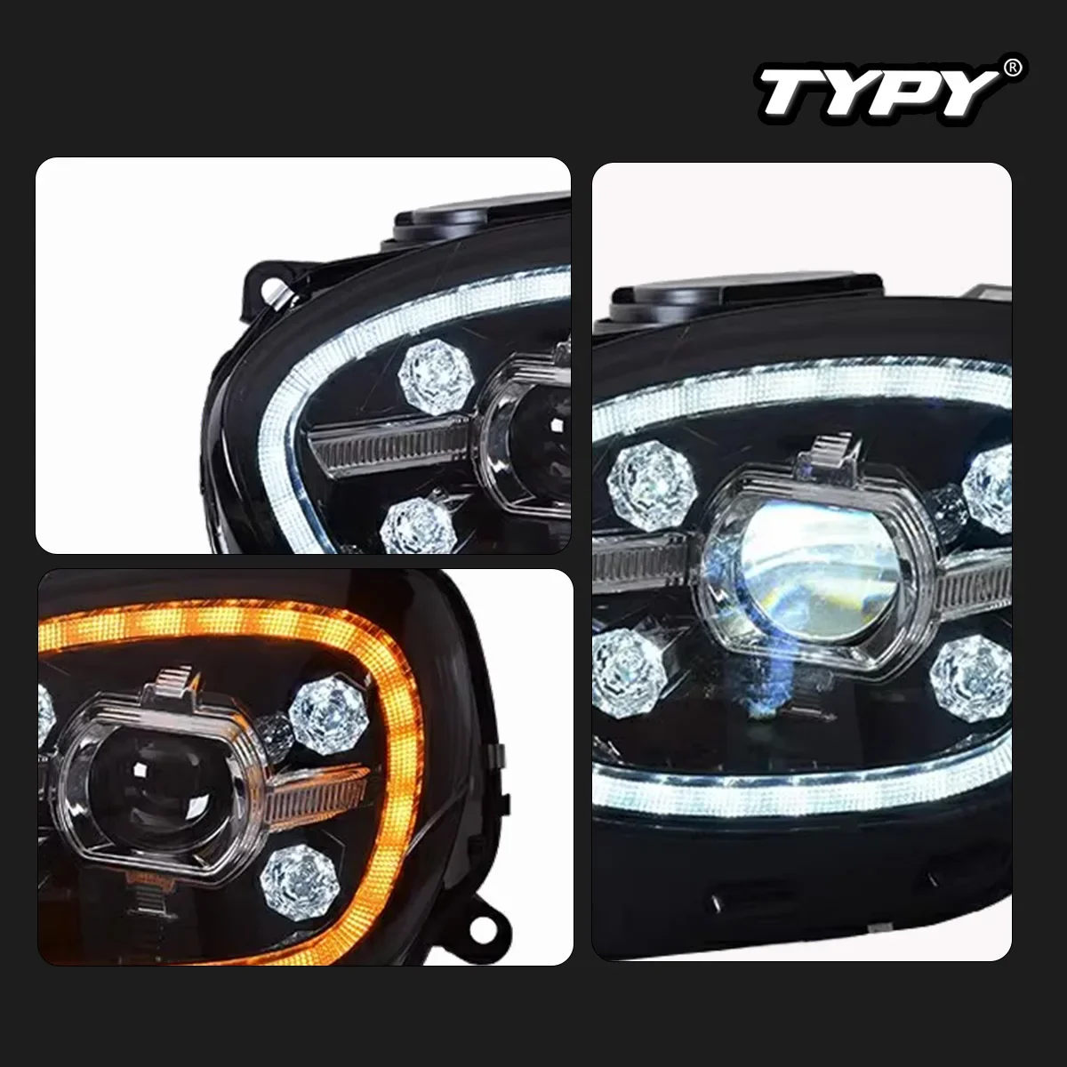 

TYPY динамический сигнальный фонарь, автомобильные аксессуары, обновленный модифицированный новый светодиодный фонарь для BMW MINI F60, 2016-2019