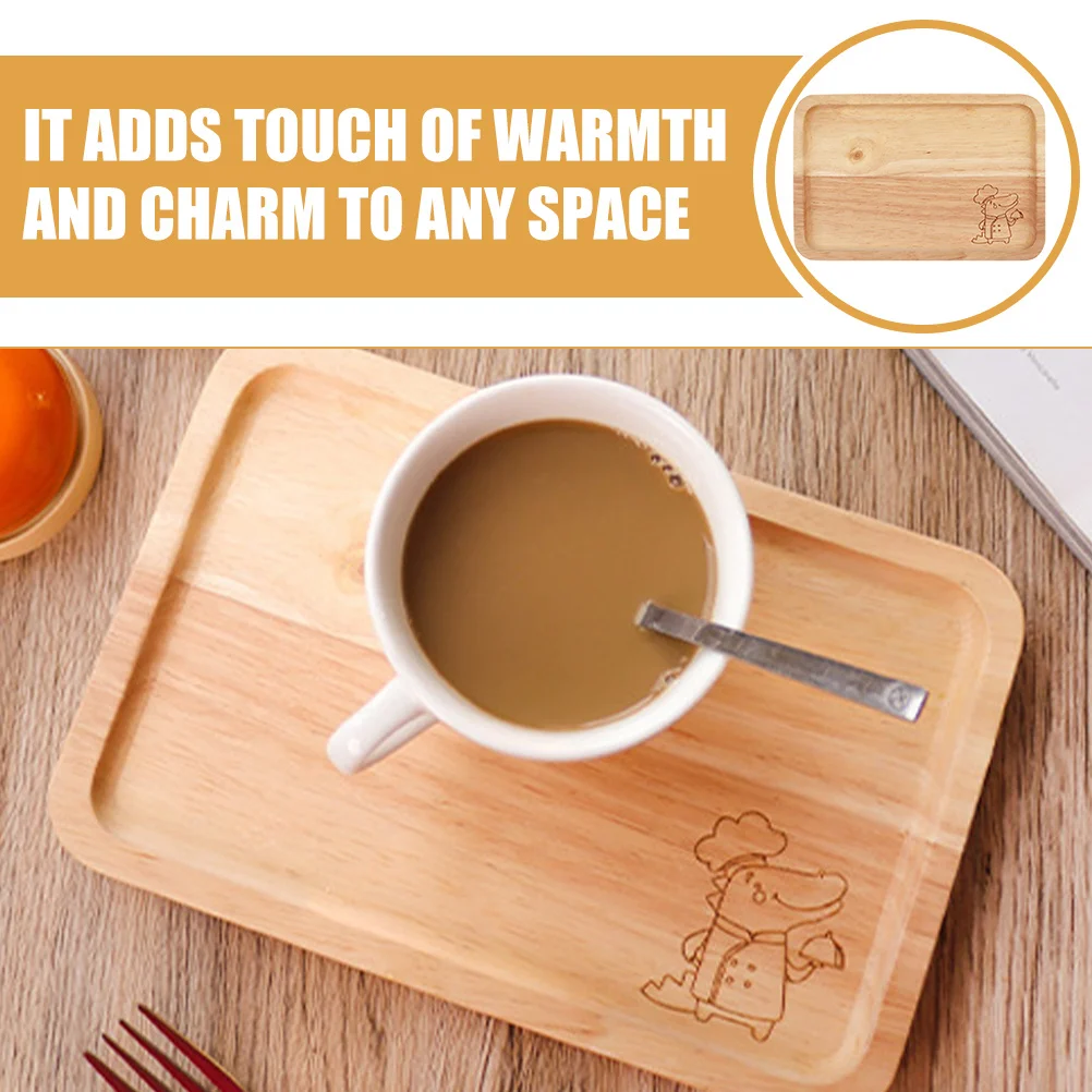 

Wooden Bread Tray Rectangular Vintage Rustic Serving Tray Food Storage Table Snack Plate Coffee Table Decor Wood Serving Platter