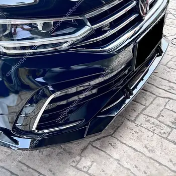 適用於大眾途觀 MK2 R Line 改款 2020 2021 2022 2023 年汽車前保險桿擾流板唇邊擾流板亮黑色擴散器風刀車身套件 8 最佳銷售 2021年大眾途觀 - №6