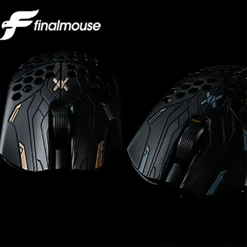 FINALMOUSE UltralightX Wireless Mouse 2-Mode Low Latency Mixed Carbon Fiber Material Lightweight Gaming Mouse Pc Gamer Gifts