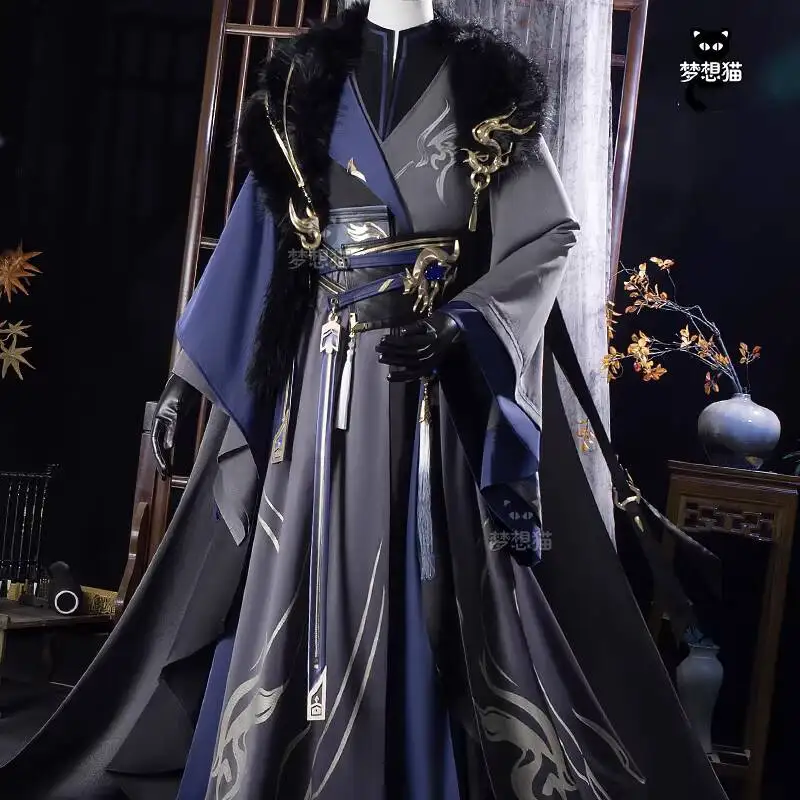 

Новый код: Yuan Sima Yi Fiesta Carnival Halloween Cos Cosplay Fu Rong Winter Fur Derivative Clothing