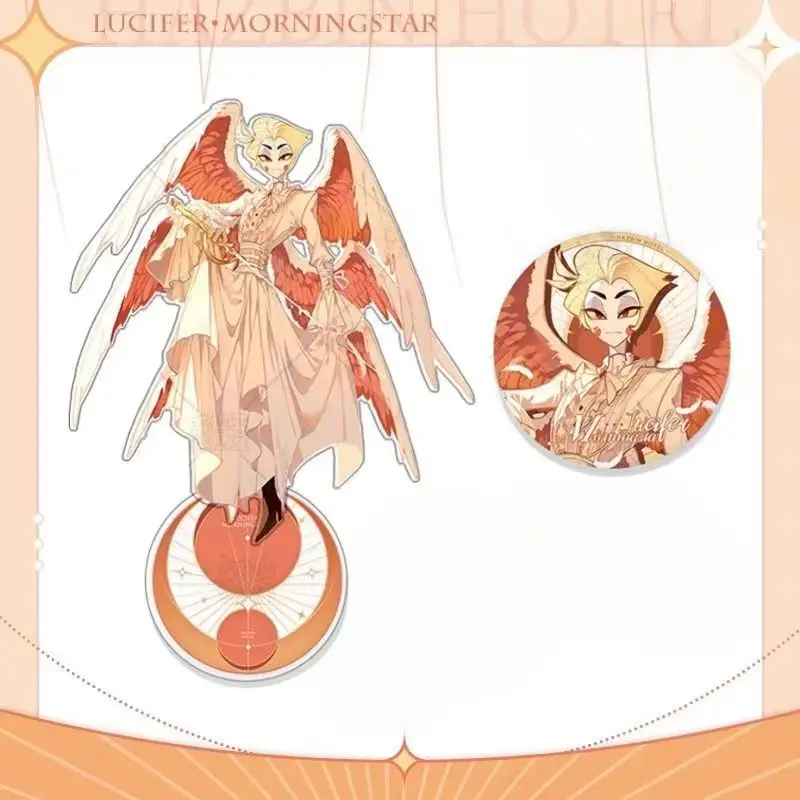 

Anime Peripherals Lucifer Morningstar Figure Pin Lucifer Morningstar Figurine Acrylic Stand Collectible Desktop Ornament Toys