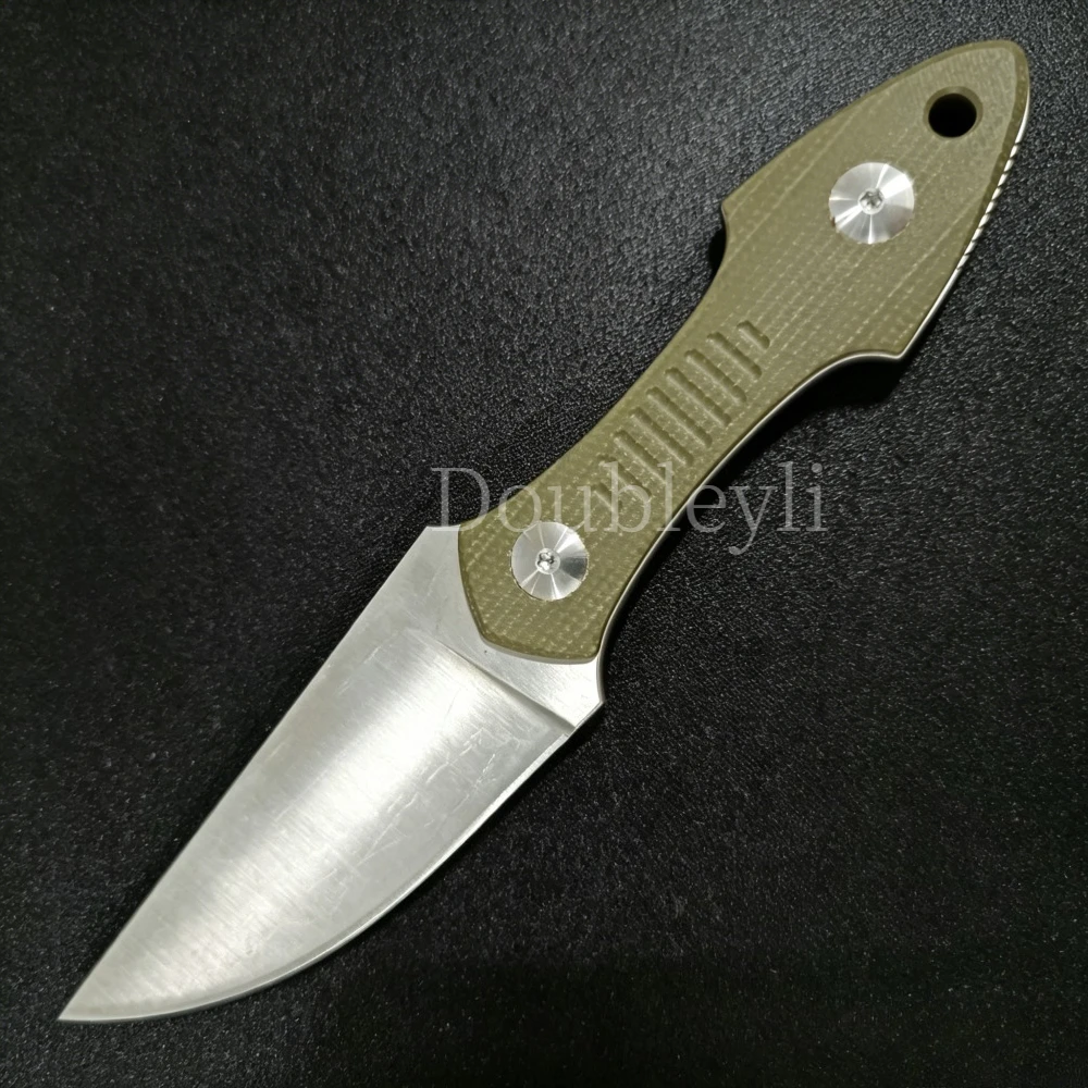 

High-hardness Mini GMF3 Straight Knife Outdoor EDC Knife Anti-slip Handle Adventure Fishing Rescue Emergency Tools with K Sheath