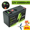 12V 18650 リチウム電池 150Ah LiFePO4 4000+ ディープサイクル内蔵 BMS、UPS、カヤック魚群探知機、ソーラーパネル、パワーホイール用 💊 1