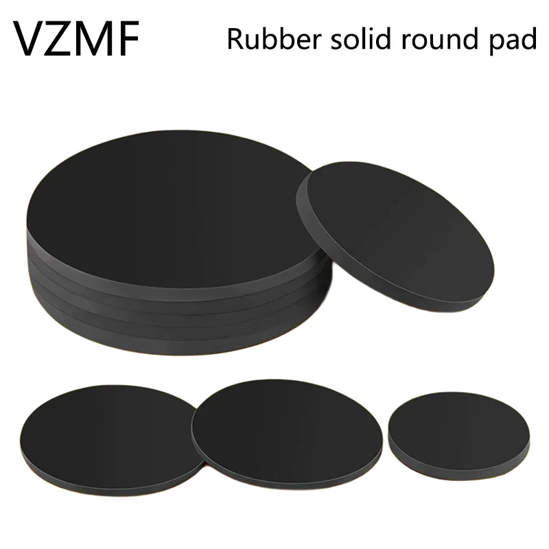 

Rubber solid round gasket shock-absorbing thick sealing gasket load-bearing buffer pressure-resistant round non-porous flat gask