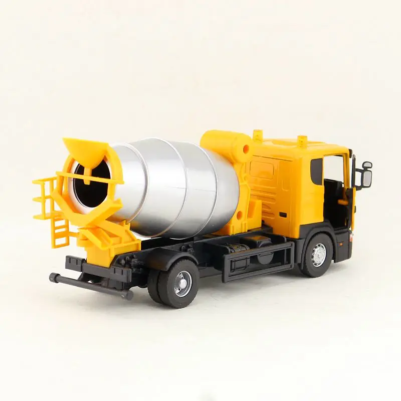 Automaxx 1:43 Scale Diecast Metal Model Scania Cement Mixer Truck Toy Car Doors Openable Educational Collection Gift For Boy