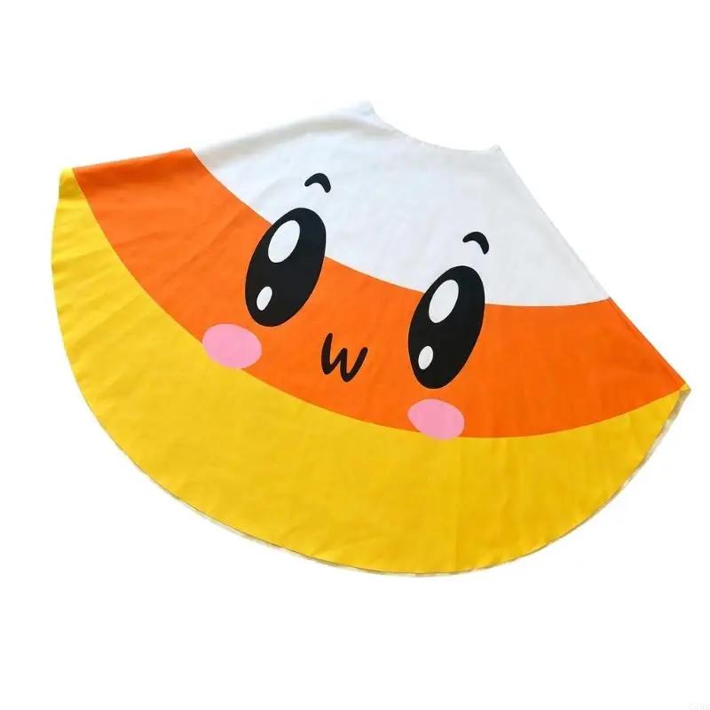 Halloween Costume Cloak for Kids and Adults, Printed Polyester Wrap for Holiday Party Wear at Night 6XDA