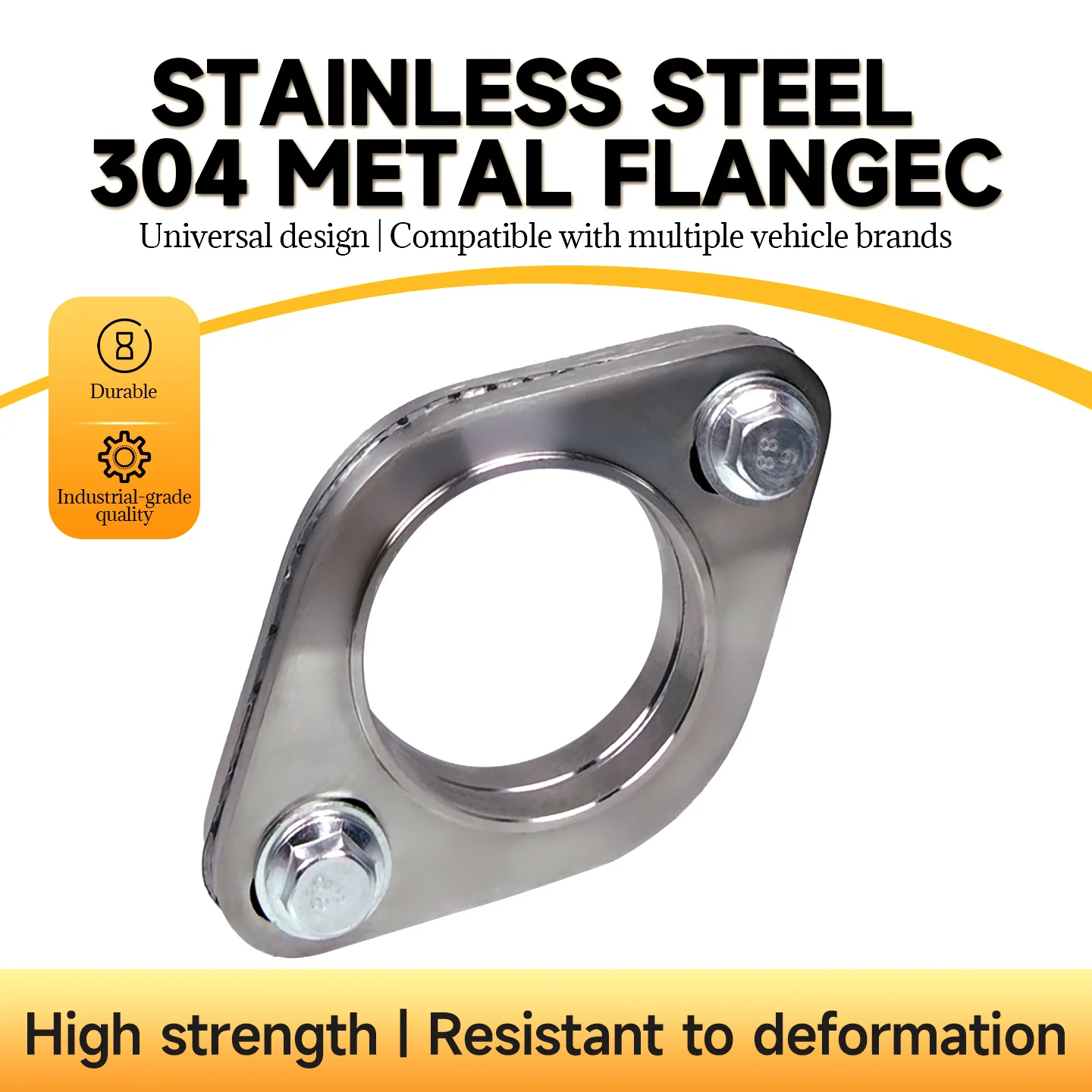 

45, 48, 51, 54, 60, 63, 70, 76, 89 mmillimeters inches -Stainless Steel 304 - exhaust flange gasket - exhaust manifold flange