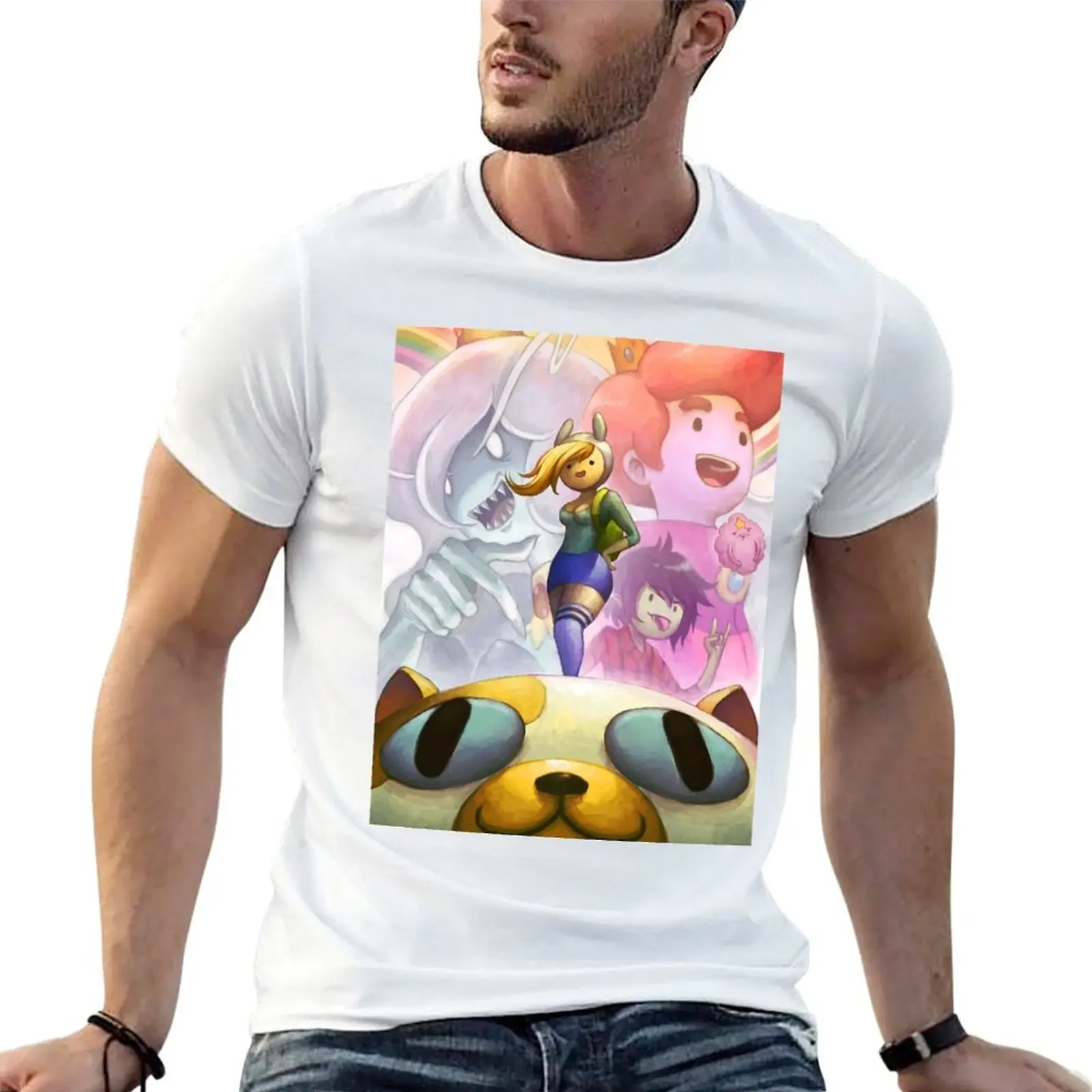 Fionna and Cake T-Shirt boys animal print plus size tops anime t shirts t shirts men