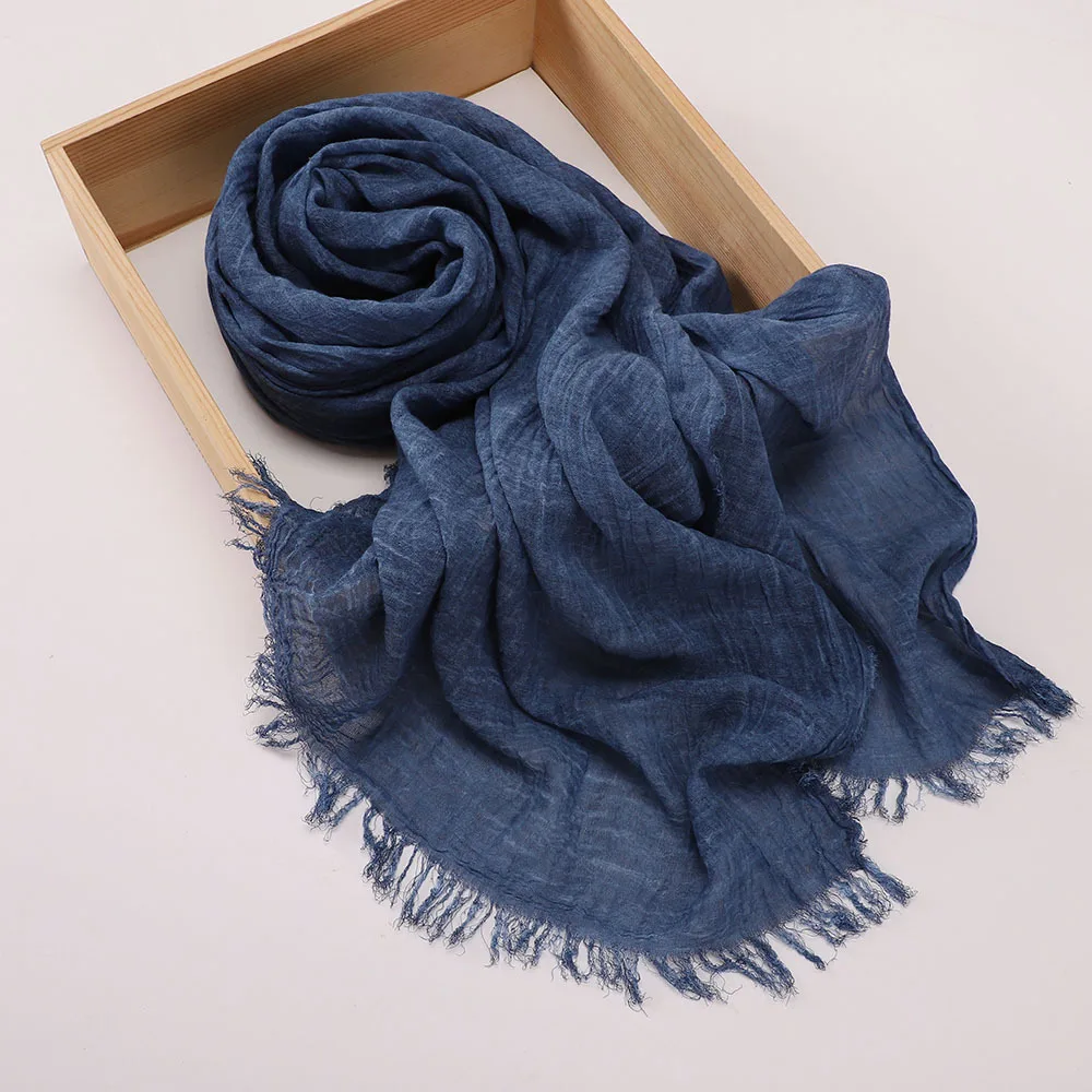 

Новая мода мягкий шарф шали мусульманский большой хиджаб простые накидки повязка на голову длинные шарфы шаль платок банданы тюрбан 190*75 см