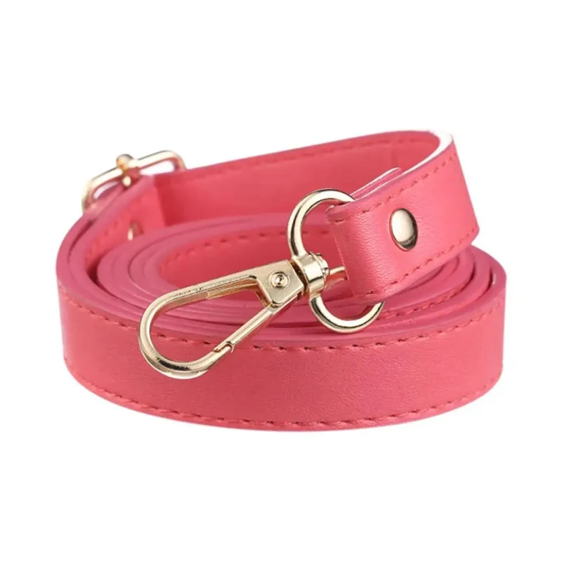 1PC 130cm Leather Shoulder Strap Buckle Bag Accessories Crossbody Bag Strap Handbag Handle Replacement Bag Belt image 6