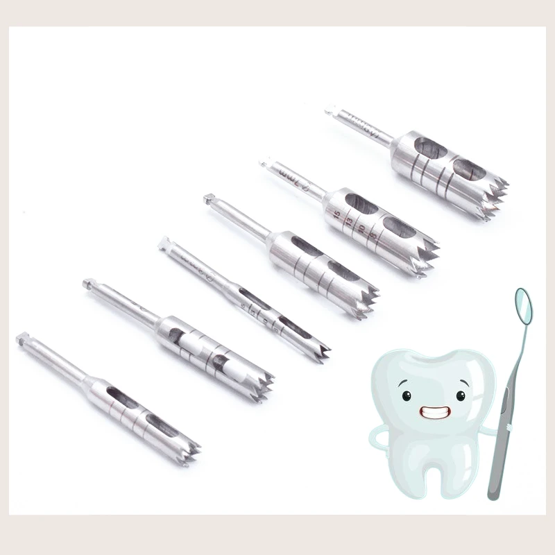 1PCS Dental Implants Bone Harvesting  Bone Trefoil Drill Stainless Steel  Drill Medical Stainless Steel Surgical Instruments