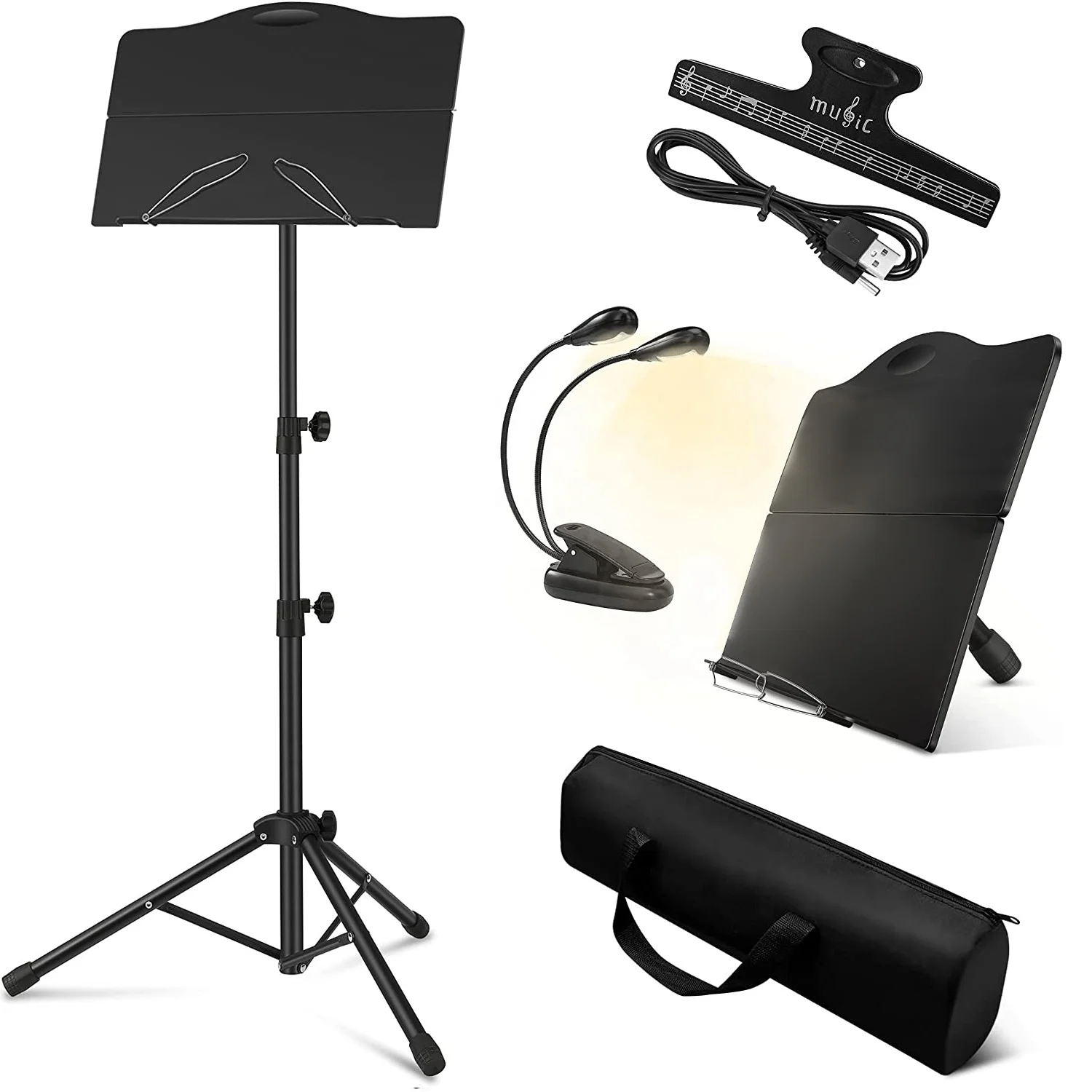 

Factory direct wholesale music stand folding music tripod