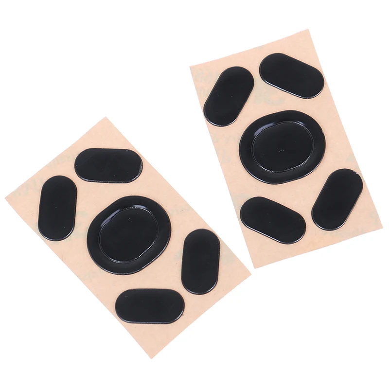 1/2/3 Sets 0.6mm Mice Feet Mouse Skates Pads Replacement For Logitech G102/G203/G PRO Gaming Mouse Black