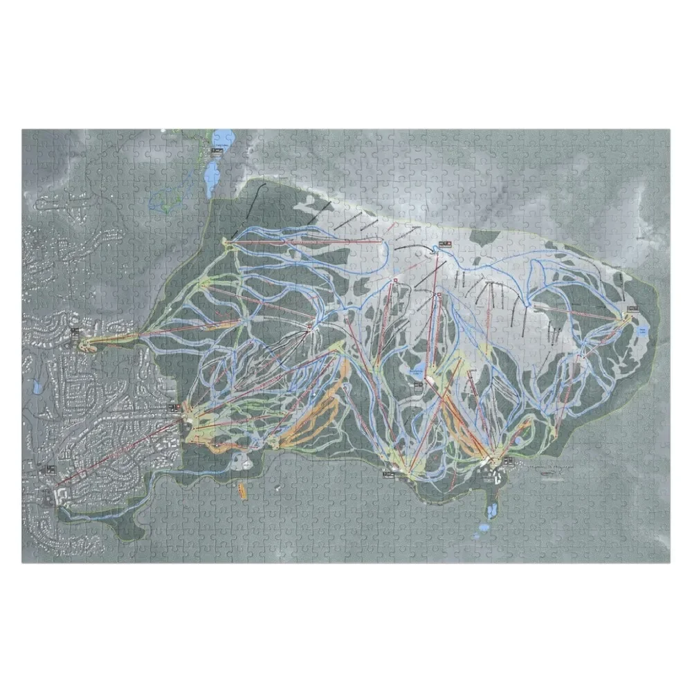 

Мамонт горный курорт тропа пазл-карта индивидуальные подарки для детей Индивидуальные игрушки головоломки
