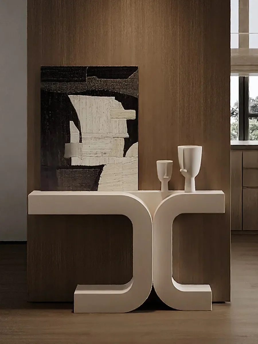 Entry entrance table against the wall, door decorative cabinet, ultra-narrow counter