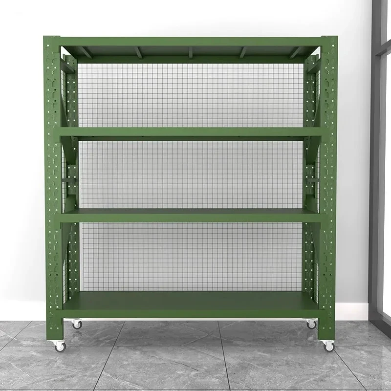 custom.Metal Racking Units Wire Shelving Display Stand Efficient Warehouse Storage and Supermarket Use
