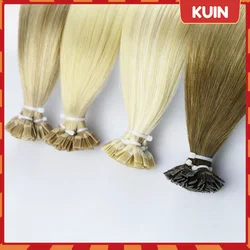 Estensioni dei capelli a punta piatta dritta capsula di cheratina estensioni dei capelli naturali dei capelli umani colore biondo marrone 12-26 pollici 50 pz/set