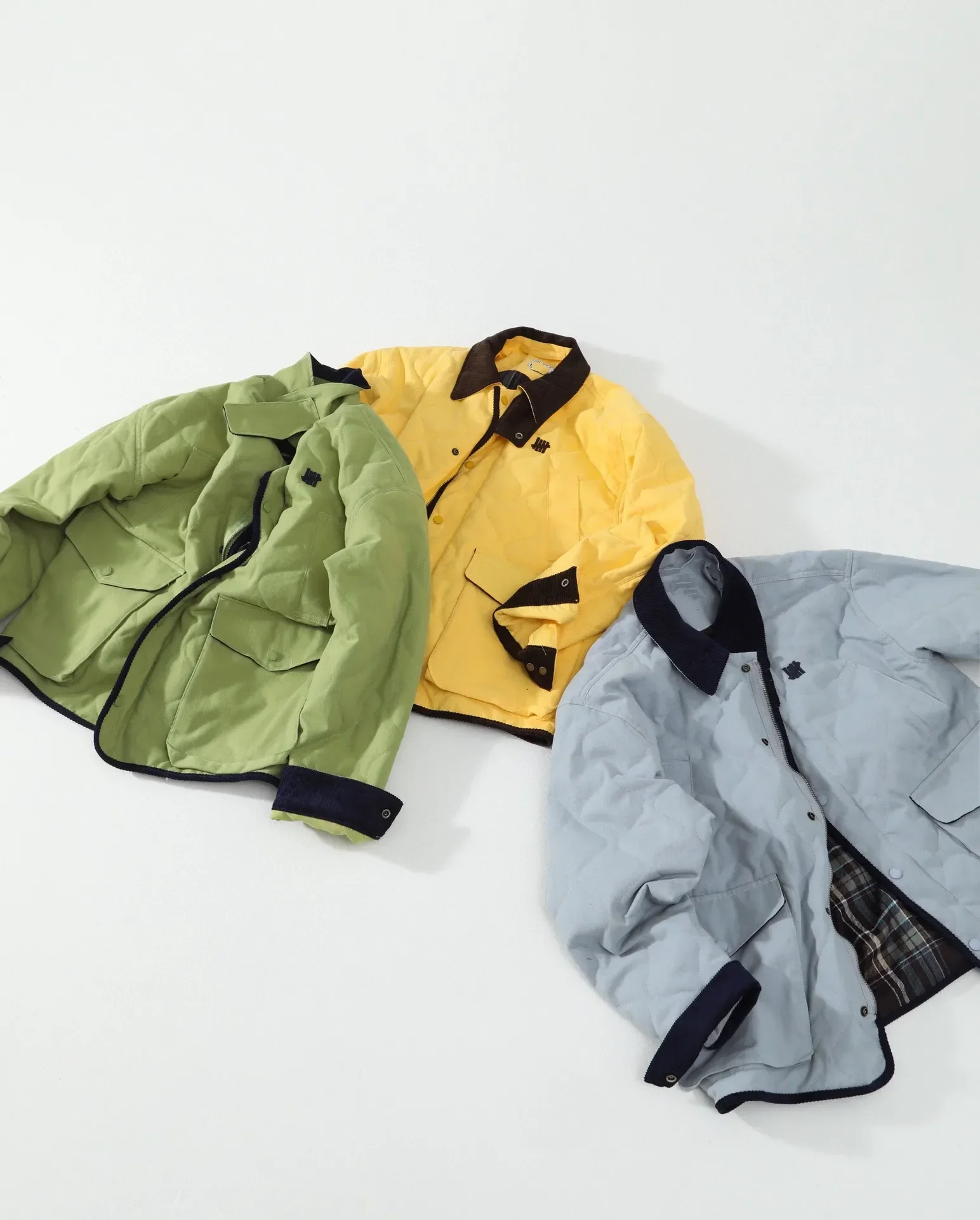 American retro gourd quilting cotton tooling thermal casual jacket