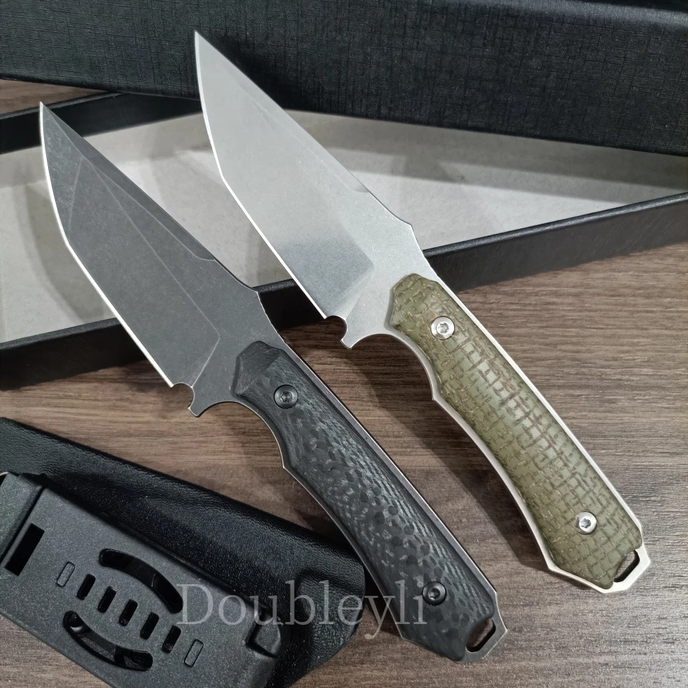 

High-hardness Lightweight Practical Utility Straight Knife Rescue Emergency EDC Tool Camping Outdoor Cutting Knife with K Sheath