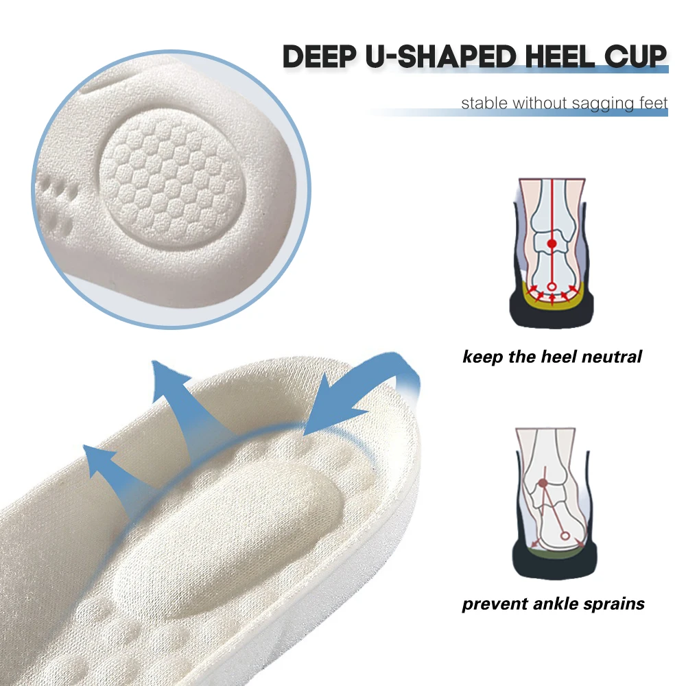 Children Sports Memory Foam Insoles Orthopedic Arch Support Insert Shoes Pad Comfort Breathable Cushion Plantar Fasciitis Insole