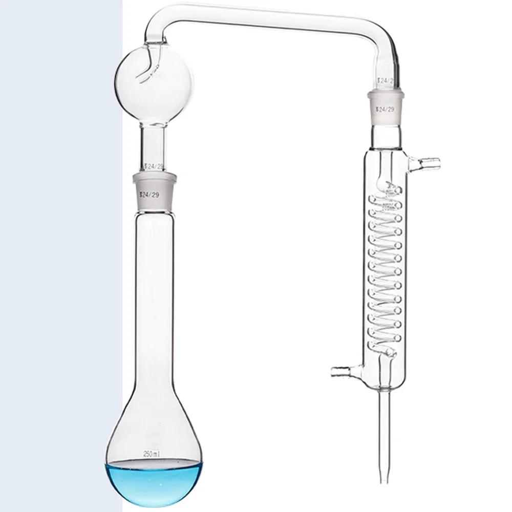 Imagem -03 - Amônia Nitrogênio Destilação Kit Vidraria Labrotary Experimento Químico 250 ml 500 ml 1000ml