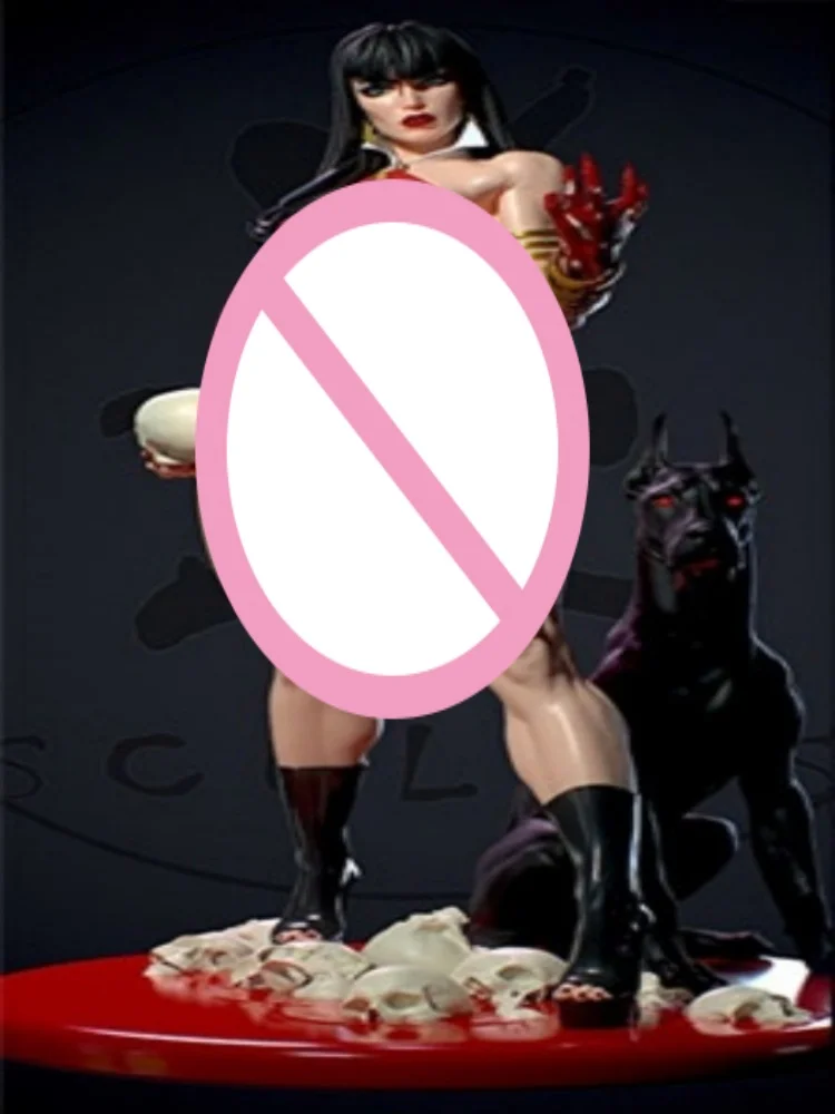 Figurine en résine à l'échelle 1/24, démons et chiens Sexy, bricolage, Kit de modèle double version Nsfw, jouet d'impression 3D non assemblé et non peint, 811