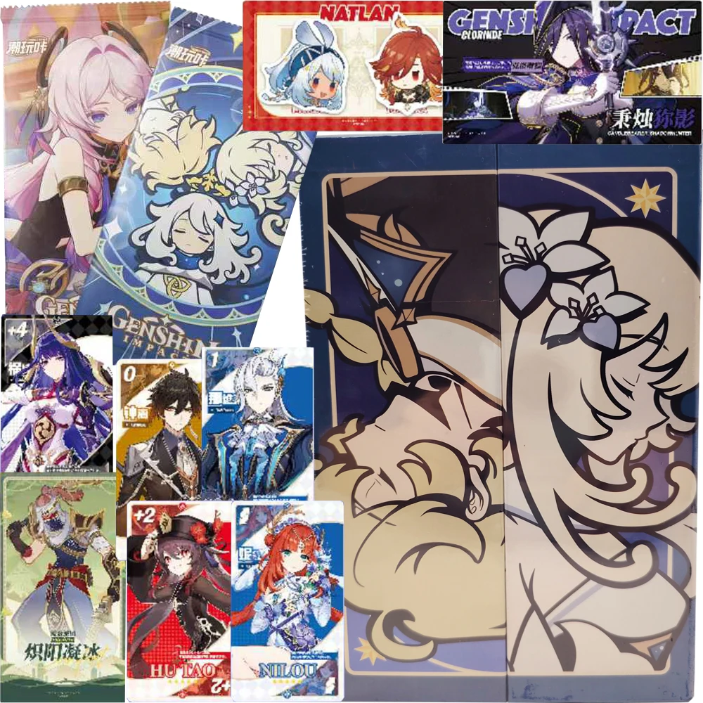 

Genshin Impact Games Creative Collection Card Classic Popular IP High-definition Character Premium Rare Cards Boys Girls Gifts