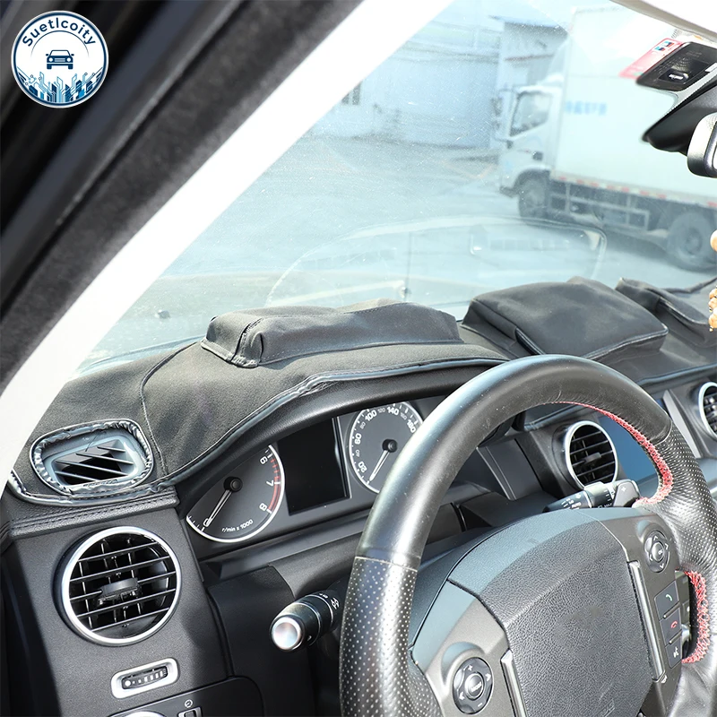 

Yangba PU Leather Black For Land Rover Discovery 4 LR4 2010-2016 Car Dashboard Storage bag Interior Accessories