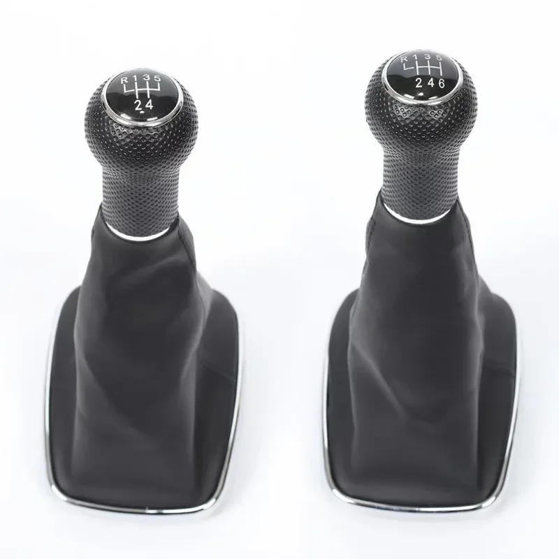 5/6 Geschwindigkeit 12/23 mm Schaltknauf Hebel Schalthebel Gamasche Boot für VW Golf 4 IV MK4 GTI R32 Bora Jetta 1999–2004