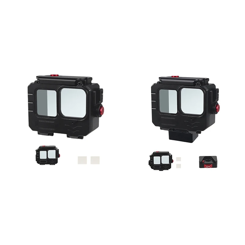 80M Waterproof Case Aluminium Frame Protective Case Underwater Diving Housing For Gopro12/11/10 For Gopro13 Action Camera