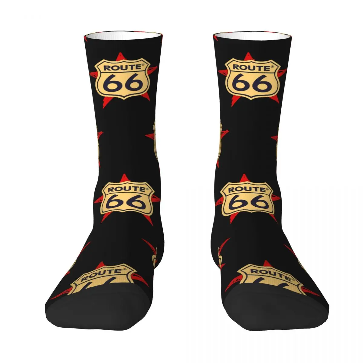 Historic Route 66 Socks Sports 3D Print Boy Girls Mid-calf Sock