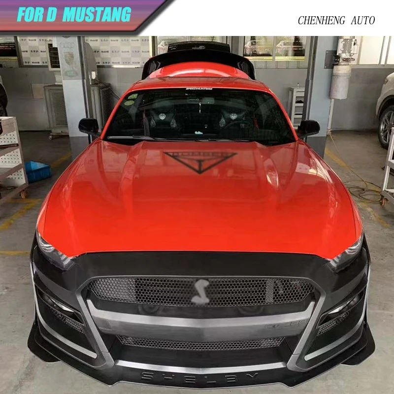 

Für GT500 Mustang 15-17y Karosserie-Set Im Alten Bis Neuen Stil Front Stoßstange Hecks Toß Stange Bodykit Facelift