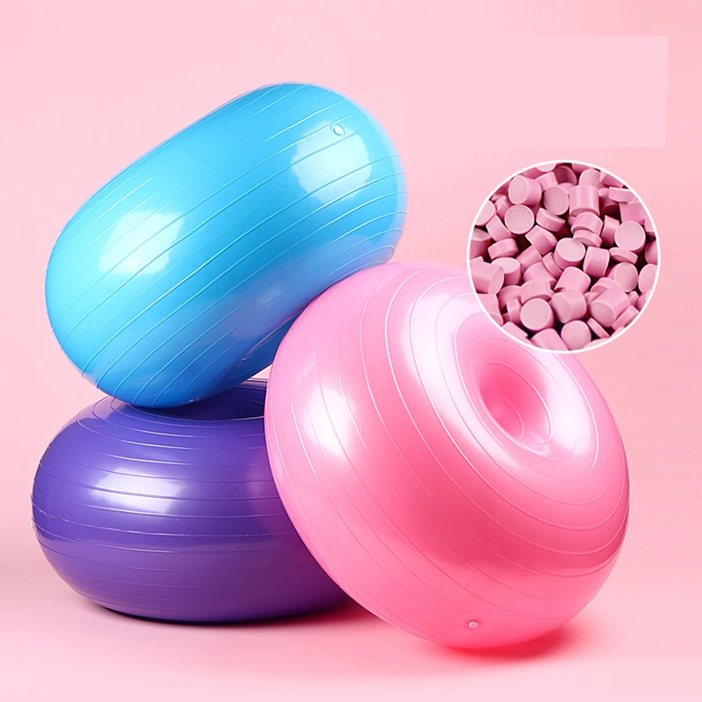 

Yoga Ball 65Cm Pvc Anti-Burst Exercise Ball For Pilates Fitness Balance Training Non-Slip Surface Includes Air Pump