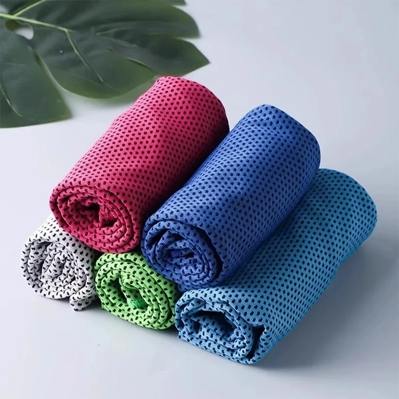 Breathable Cooling Towel Quick Drying Ultra Soft Lightweight Microfiber Towels Sunstroke Prevention Yoga Swimming Gym Towel