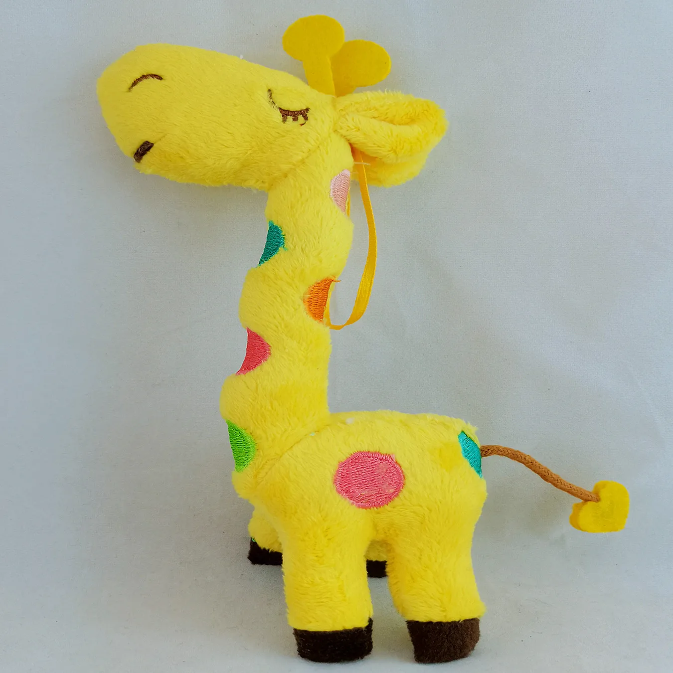 Plush Lovely Giraffe Toys Cute Stuffed Giraffes Animal Plushies Hanging Girafe Bag Toy Pendant Keychain Ornaments Birthday Gift