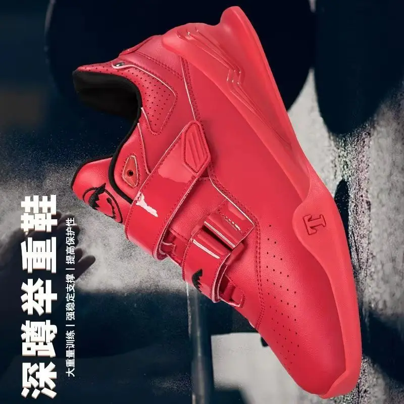 Chaussures d'entraînement de musculation de marque de luxe chaussures de traction dure de Squat confortables pour hommes chaussures de poids d'intérieur hommes