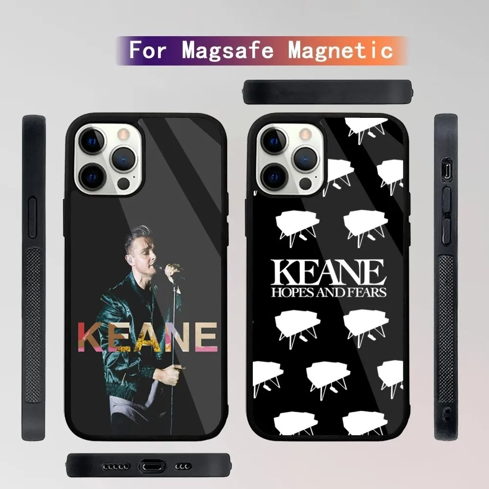 Music Band K-KEANE Phone Case For iPhone 15,14,13,12,11,Plus,Pro,Max Mini Magsafe Magnetic Wireless Charging