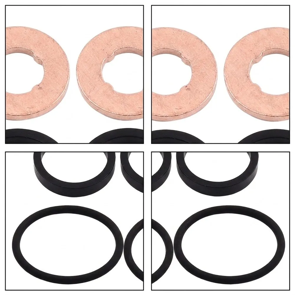 12pcs Injector Seal Kit For Hyundai I30 1.6 For Kia Sportage 1.7 For CRDI Engine Fuel Nozzle Ring Replace 338183A000 338052A000