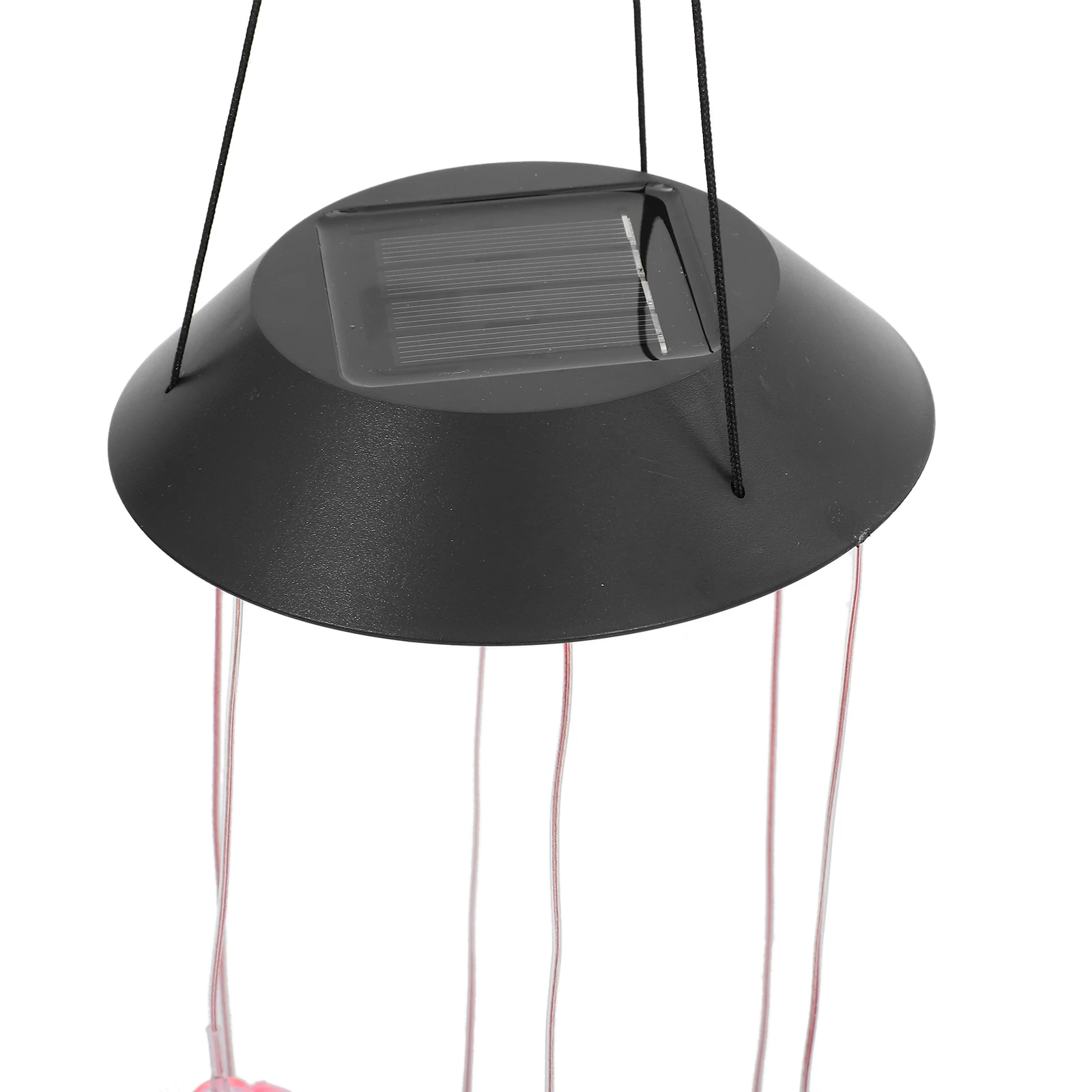 Flamingo Decorative Lights Solar Outdoor Garden Lantern Wind Chime Plastic Color Waterproof Glow Night Yard Hanging Lamp