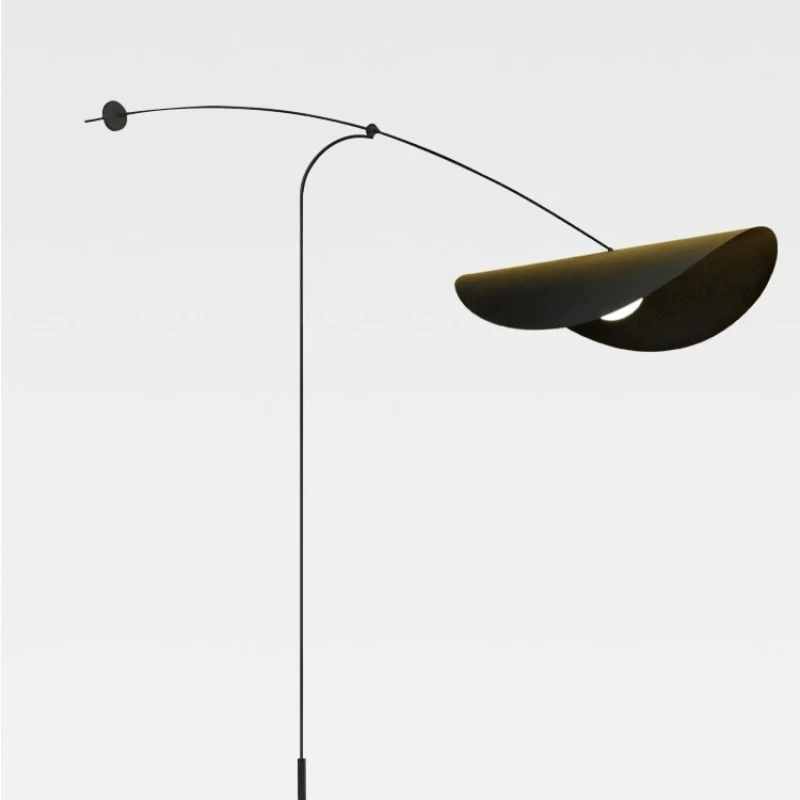 

Designer floor lamp modern minimalist French Italian retro Nordic living room bedroom atmosphere fishing lamp