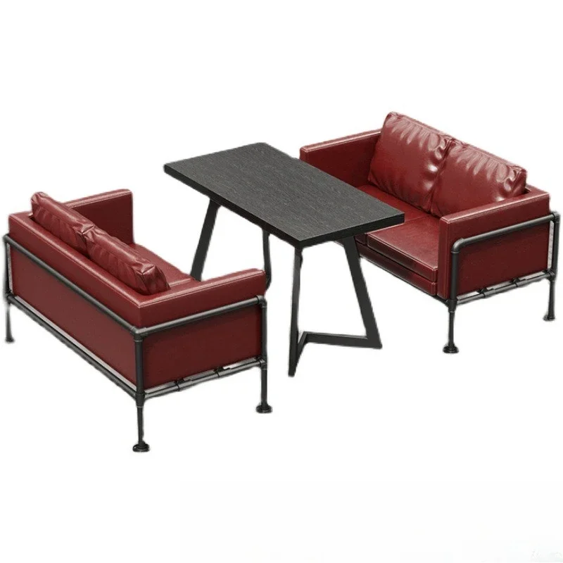 

American old retro industrial style bar pub sofa booth cafe restaurant