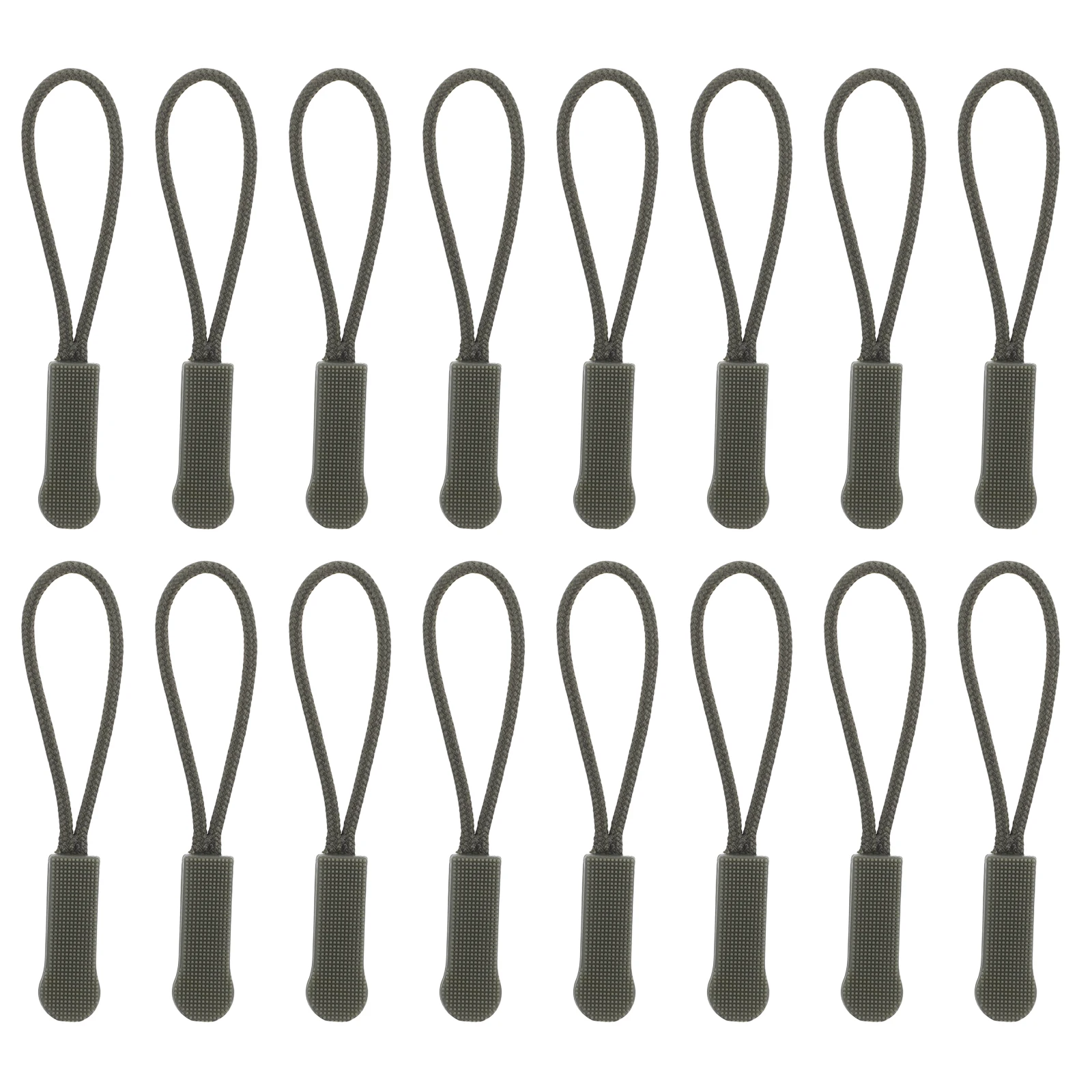 

20pcs Zipper Pulls Removable Antislip Durable Tail Rope Garment Accessories Colorful Jacket Backpack Travel Replacement Zipper