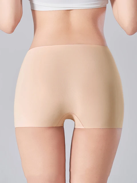 Seamless Safety Short Pants Summer Women Plus Size Boxers Female Anti Rub Safety Shorts Pants Panties High Waist Underwear 6 Seamless Safety Short Pants Summer Women Plus Size Boxers Female Anti Rub Safety Shorts Pants Panties High Waist Underwear 6