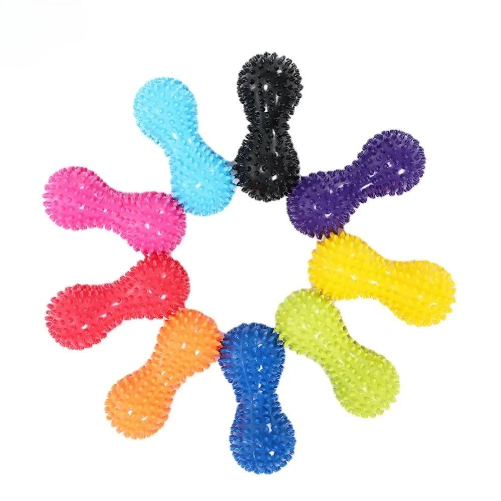 1pcs Peanut Shaped Massage Ball Colorful PVC Spiky Massage Ball Muscle Pain Stress Sensory Ball Foot Muscle Massager Relaxation