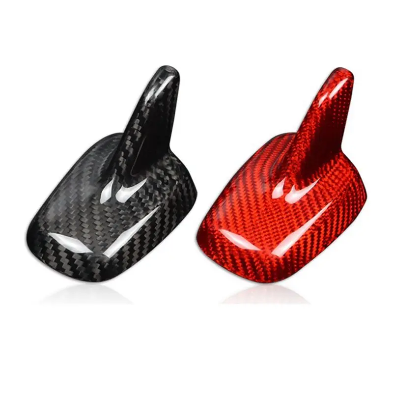 Carbon Fiber Shark Fin Antenna Cover Real Hard For Golf 7 Passat Sagitar Touran Tiguan Lavida Car Accessories Black - view 3